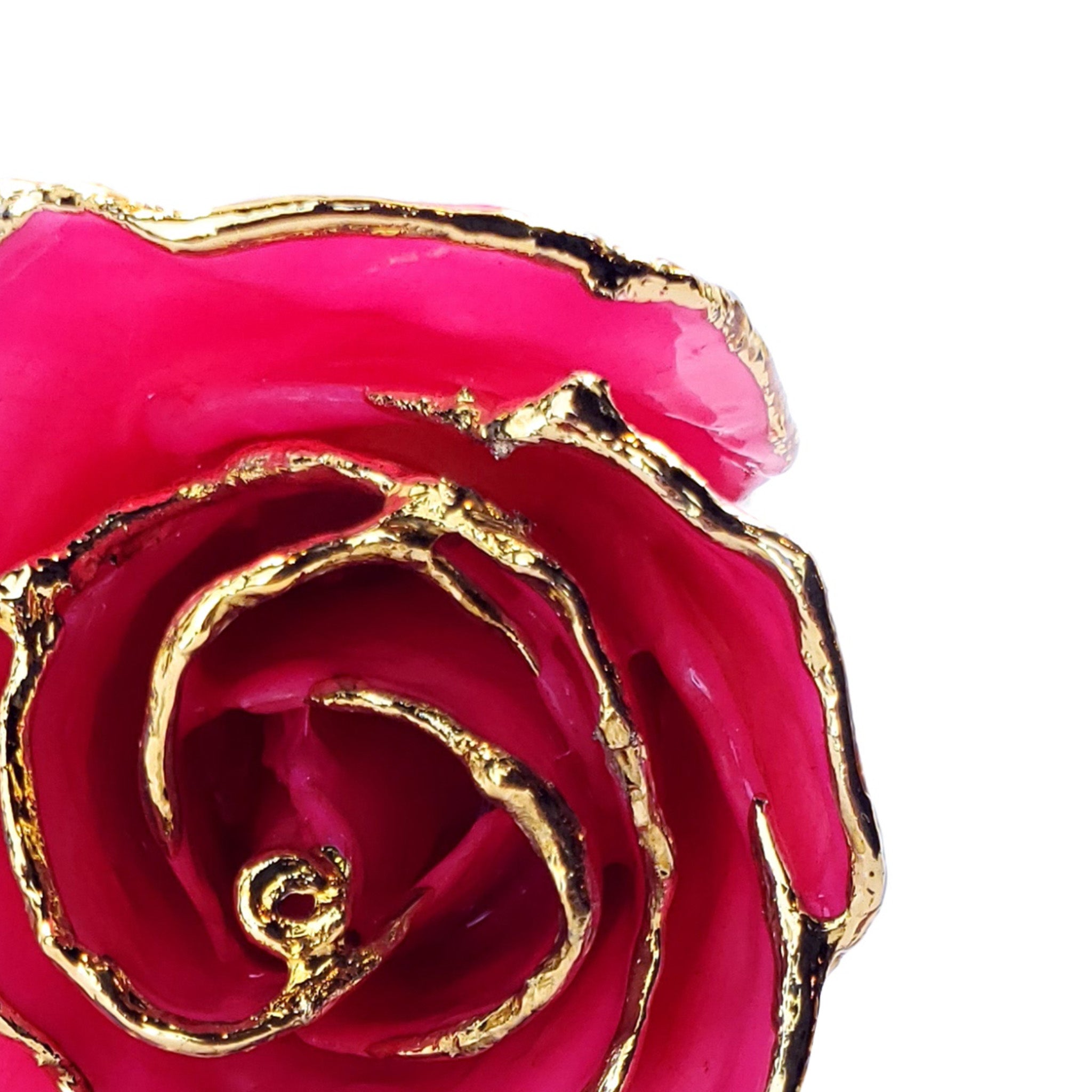 24K Gold Forever Rose - Bright Pink