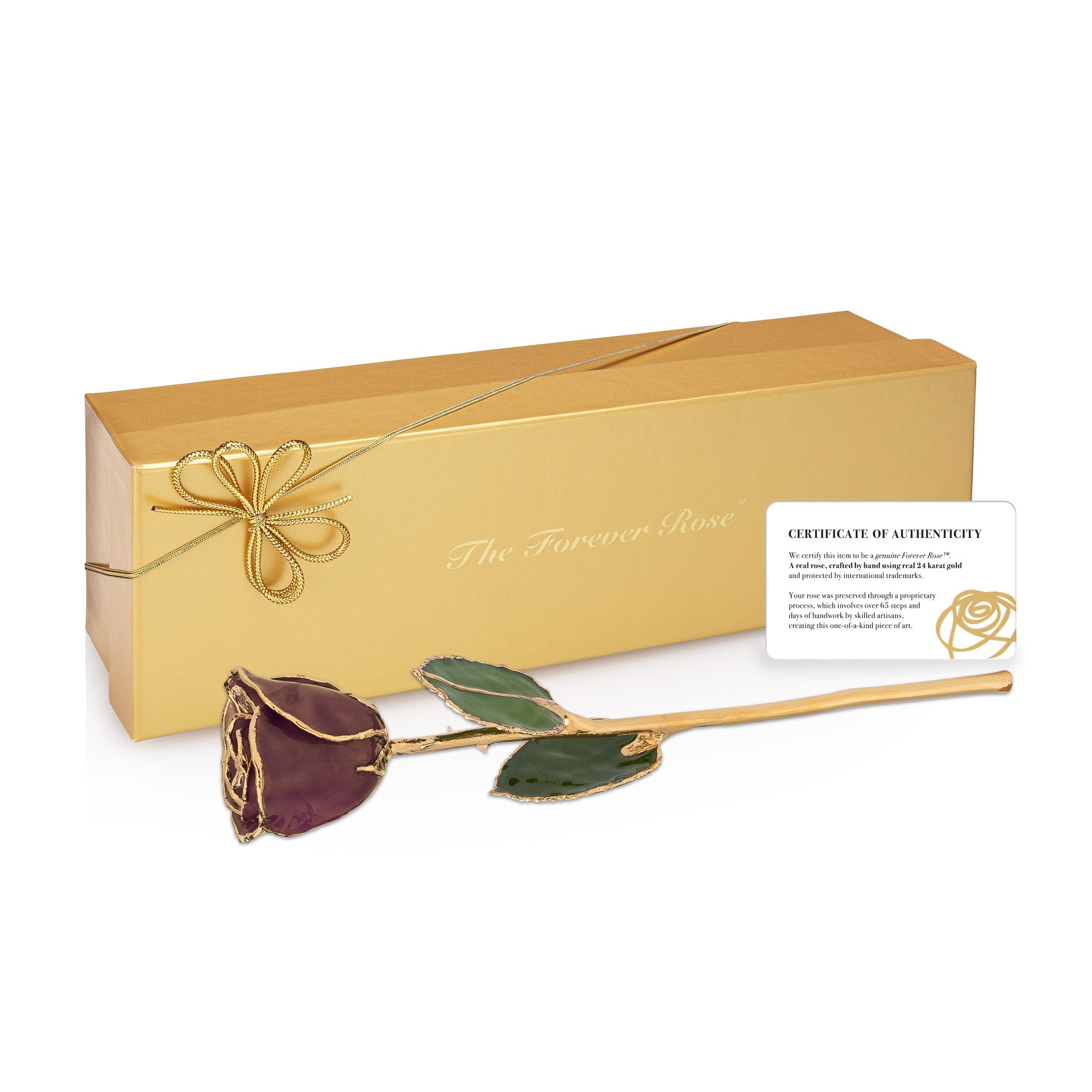 24K Gold Forever Rose - Chocolate