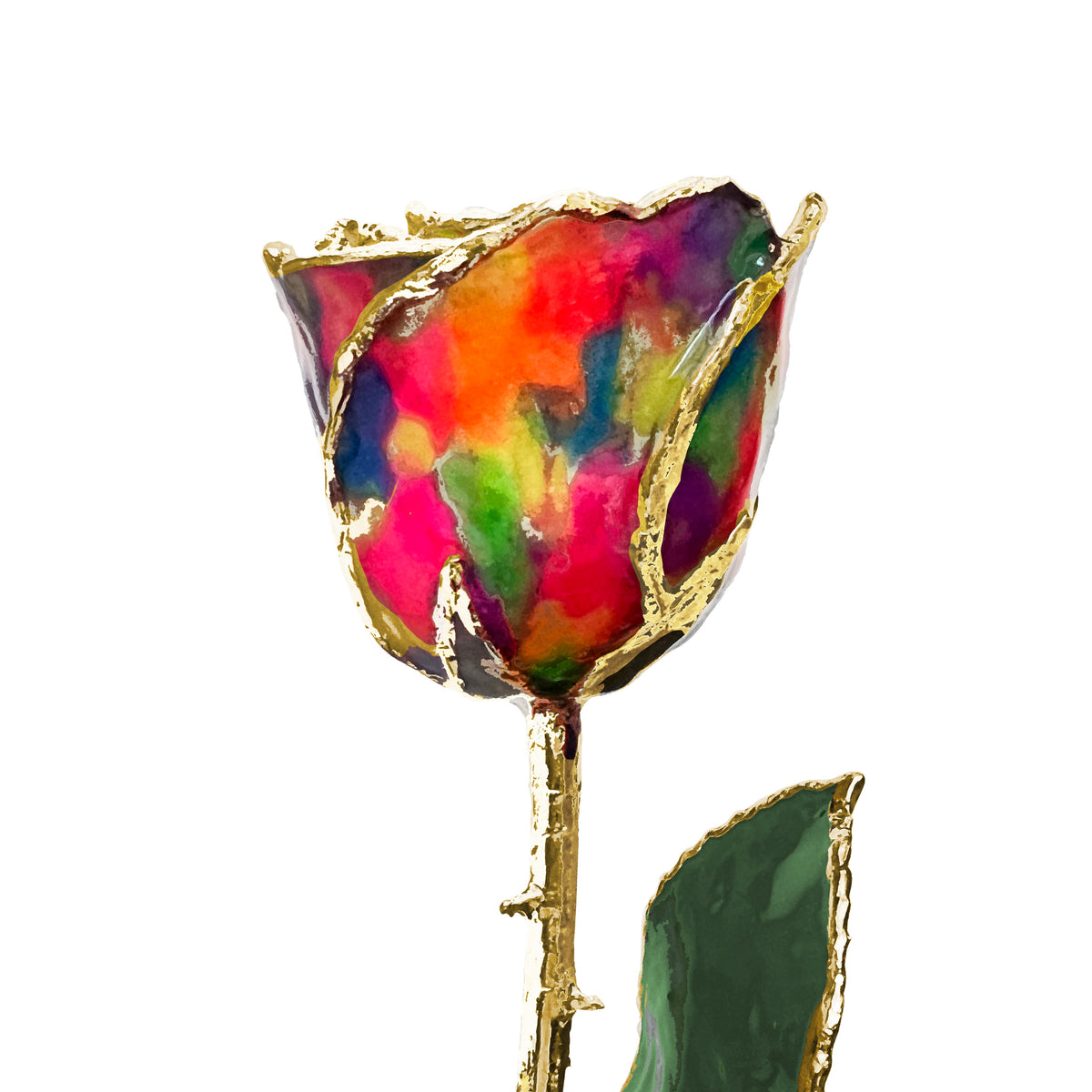 24K Gold Forever Rose - The Picasso Rose