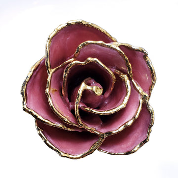 24K Gold Forever Rose - Pink Lilac
