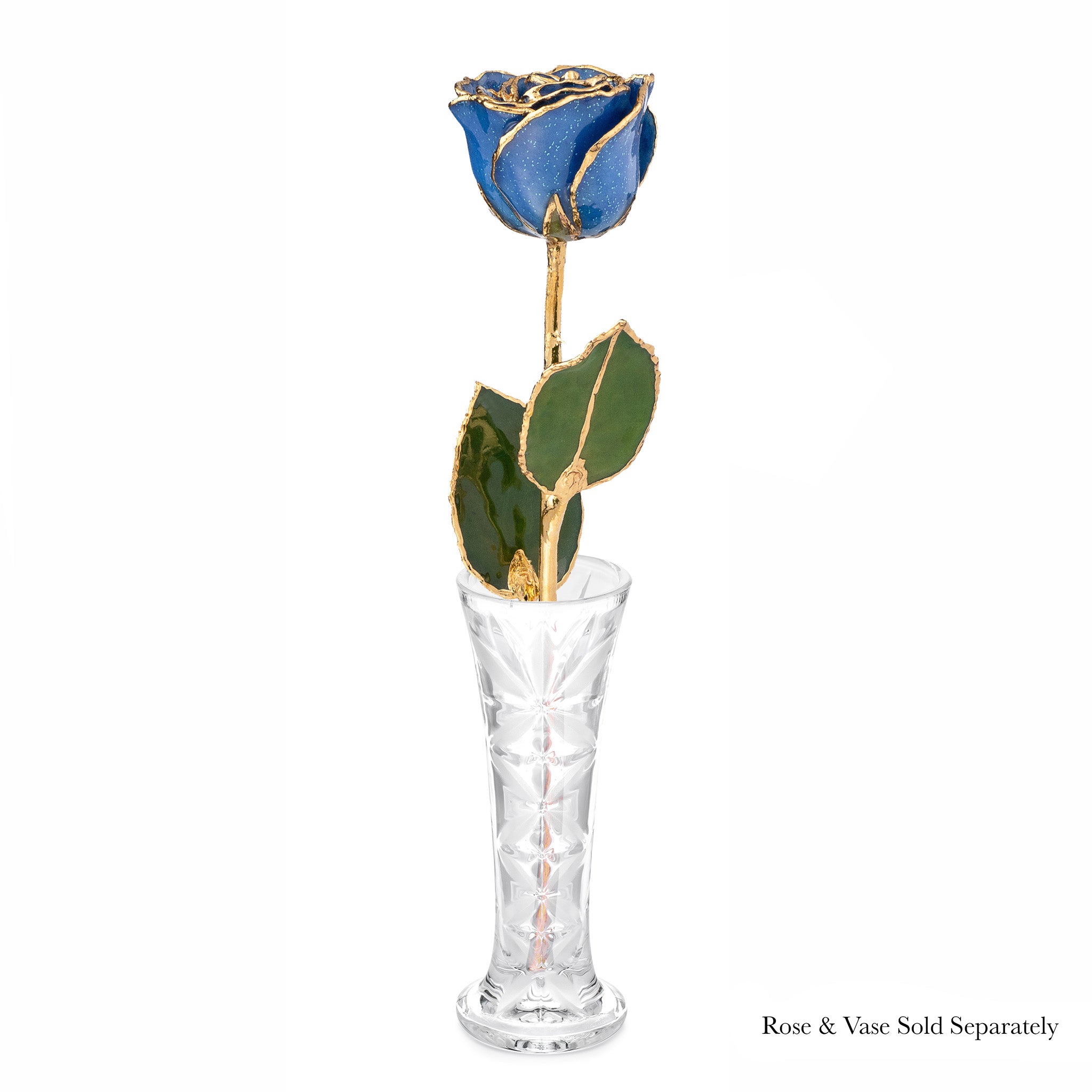 24K Gold Forever Rose - Sapphire Sparkle (September Birthstone)
