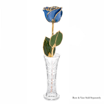 24K Gold Forever Rose - Sapphire Sparkle (September Birthstone)