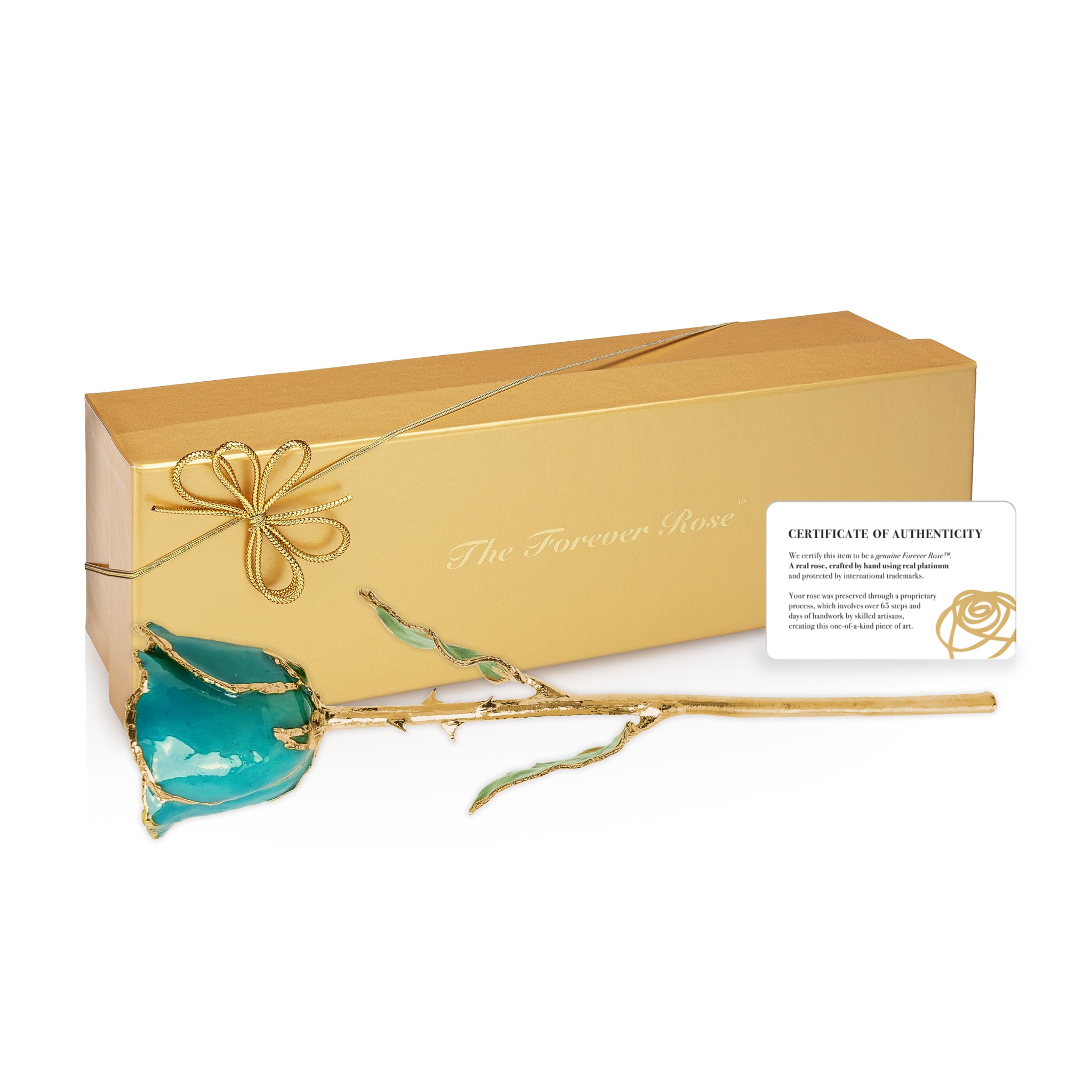 24K Gold Forever Rose - Southwest Turquoise