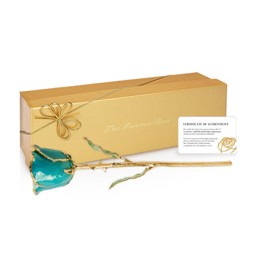 24K Gold Forever Rose - Southwest Turquoise