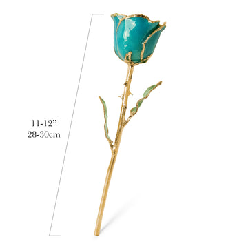 24K Gold Forever Rose - Southwest Turquoise