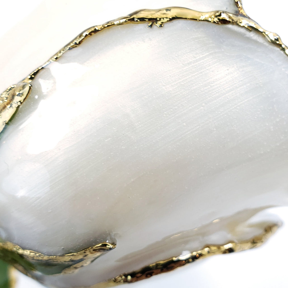 Custom Enchanted Rose - 24K Gold White Pearl (June Birthstone)