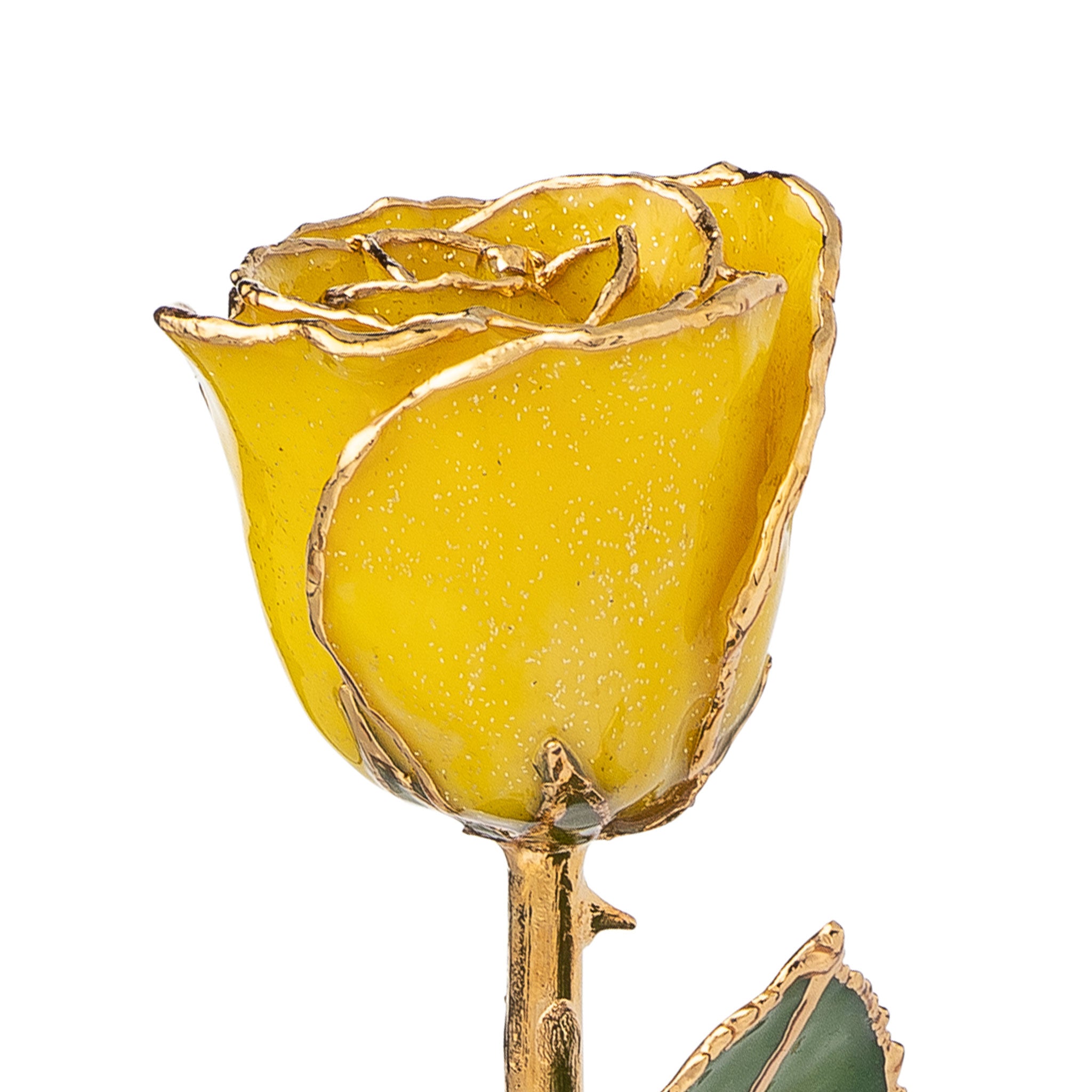 24K Gold Forever Rose - Yellow Sparkle