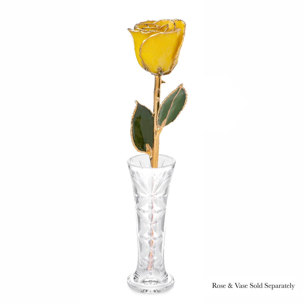 24K Gold Forever Rose - Yellow Sparkle