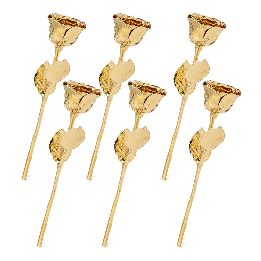 High Detail Gold Roses: Half Dozen