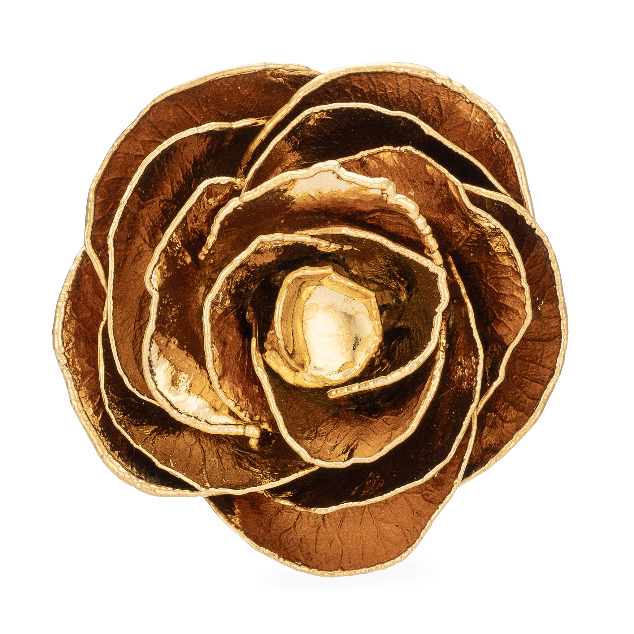 High Detail 24K Gold Rose with Extra Long Stem (18