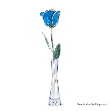 Silver Forever Rose - Southwest Turquoise