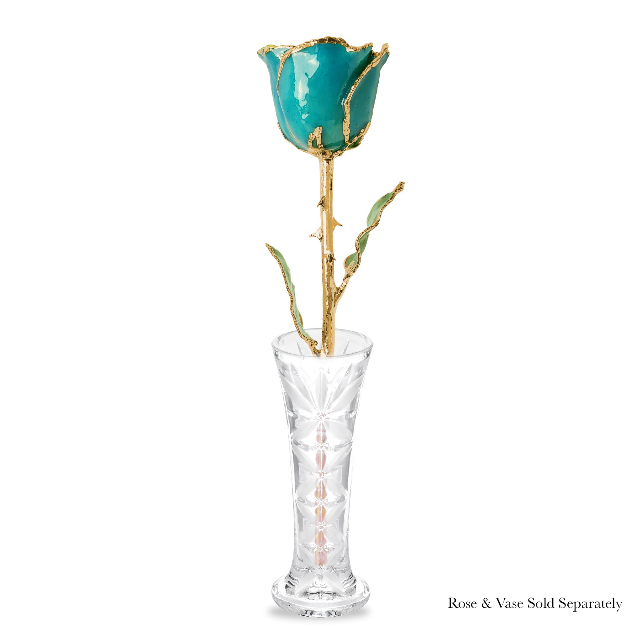 24K Gold Forever Rose - Southwest Turquoise