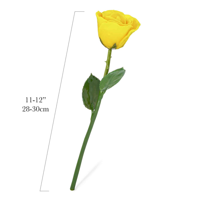 Natural Forever Rose - Yellow
