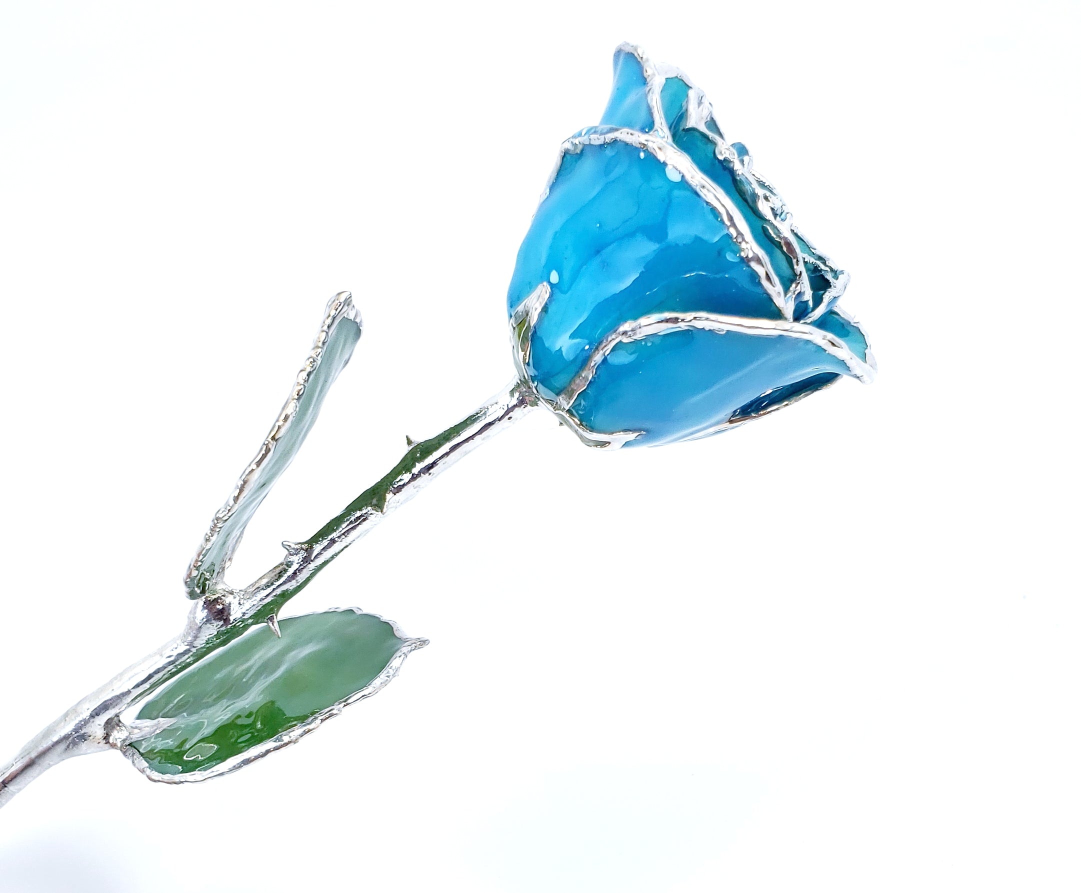 Custom Enchanted Rose W/ Silver Trim Southwest Turquoise