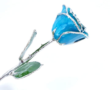 Custom Enchanted Rose W/ Silver Trim Southwest Turquoise