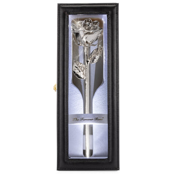 Forever Rose Leather Display Case Combo (Platinum)