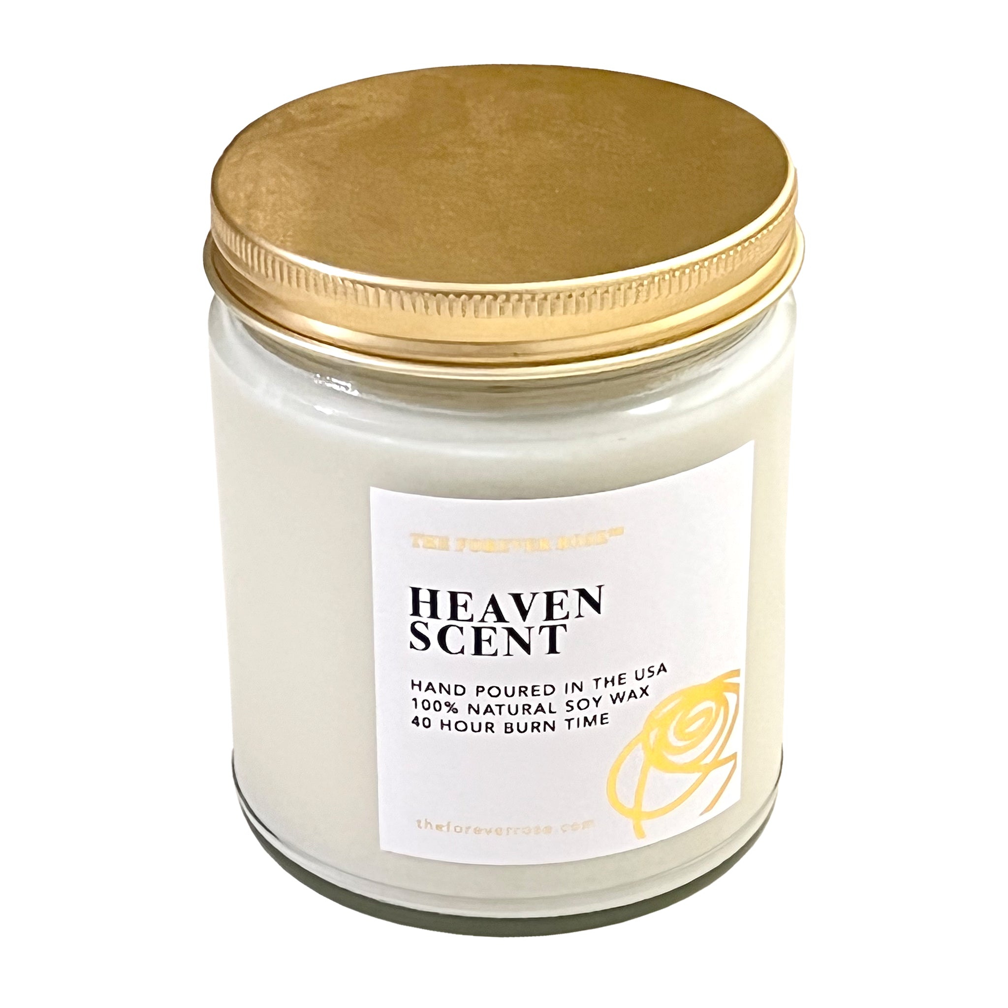 Heaven Scent Natural Soy Candle - The Forever Rose