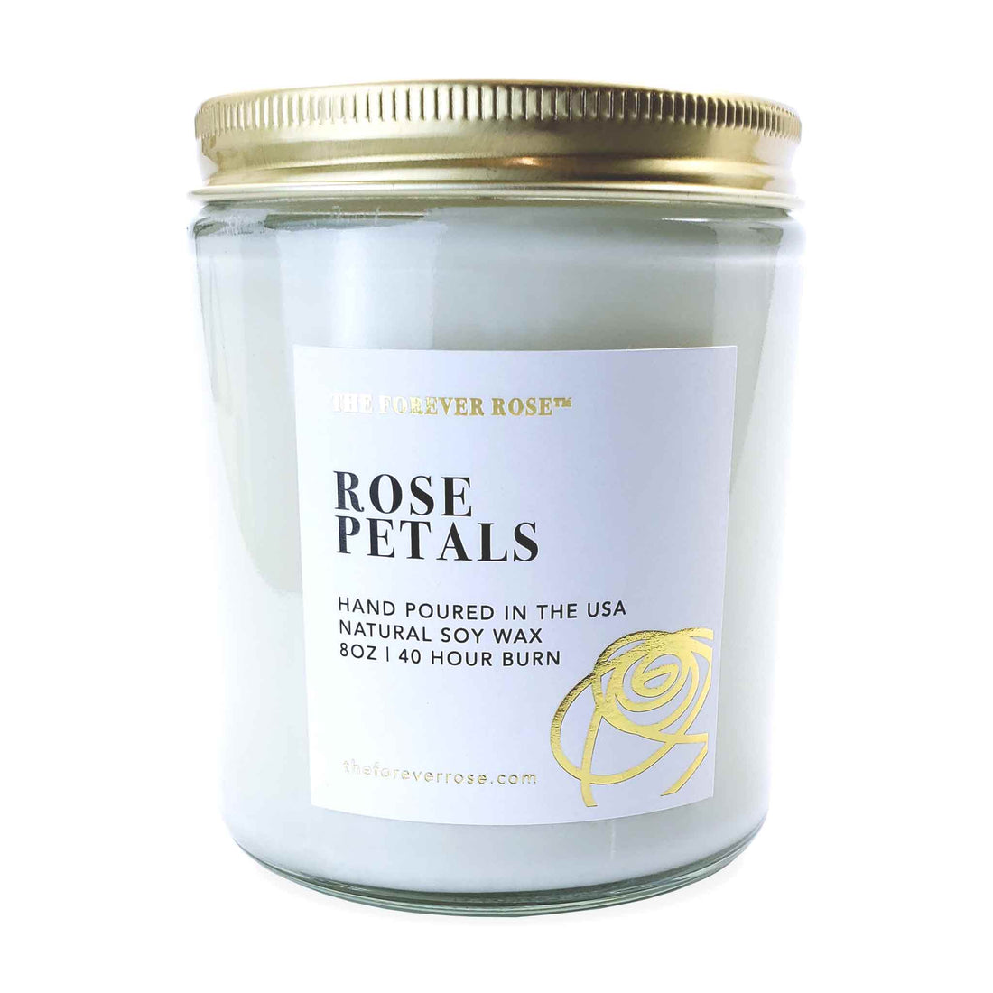 Rose Petals Natural Soy Candle