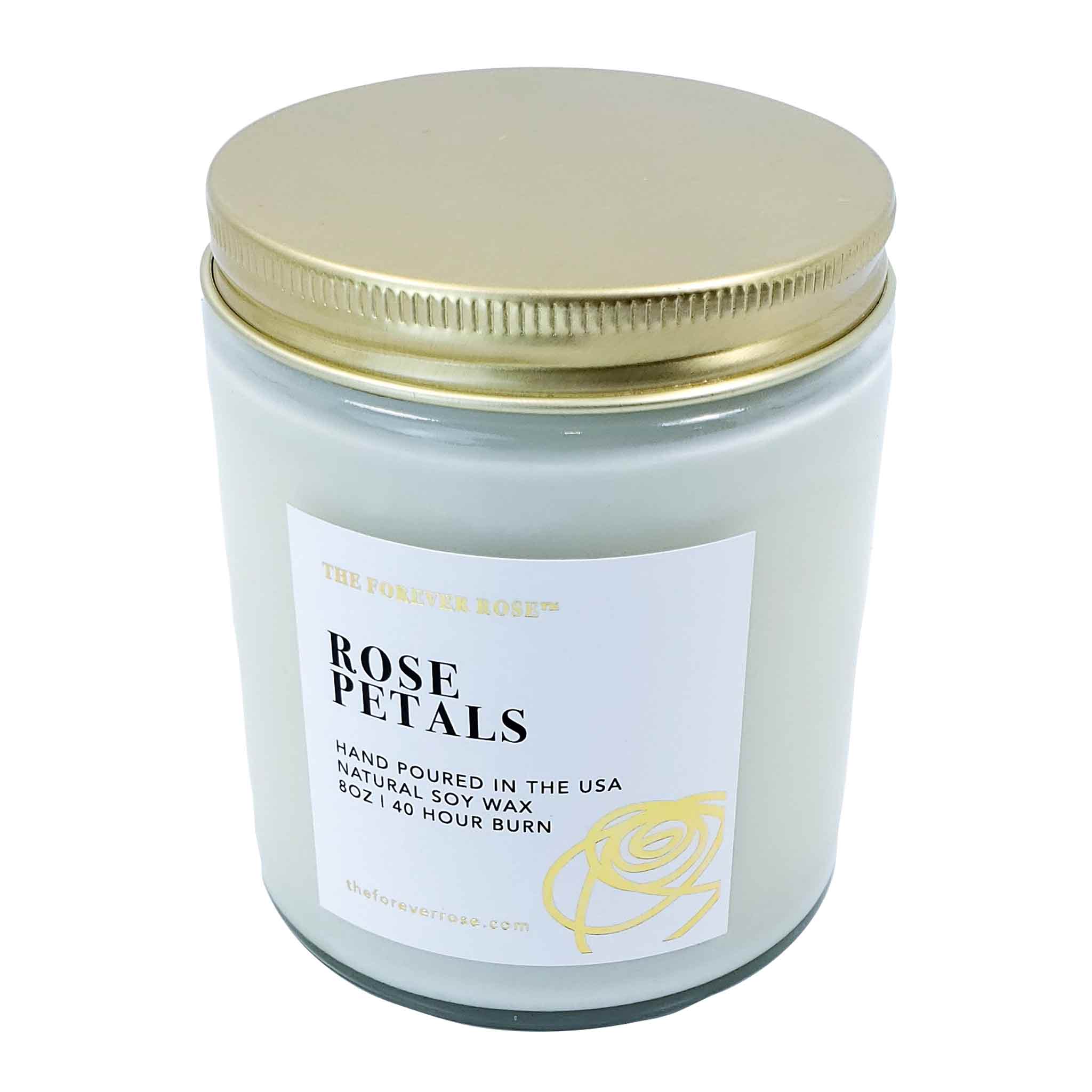 Rose Petals Natural Soy Candle