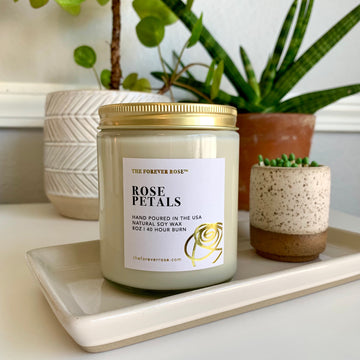 Rose Petals Natural Soy Candle