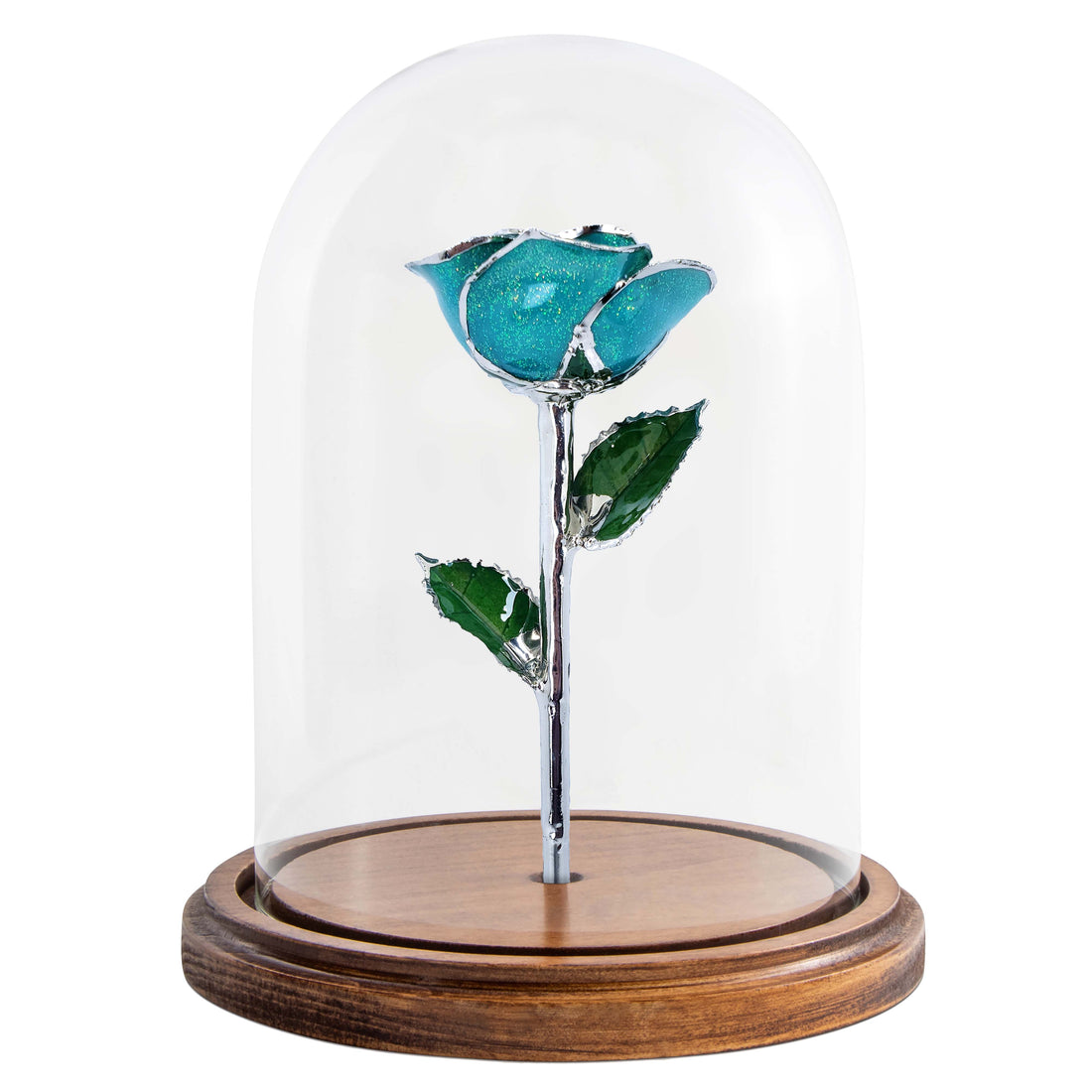 Custom Enchanted Rose - Serenity Sparkle Platinum Trim Rose