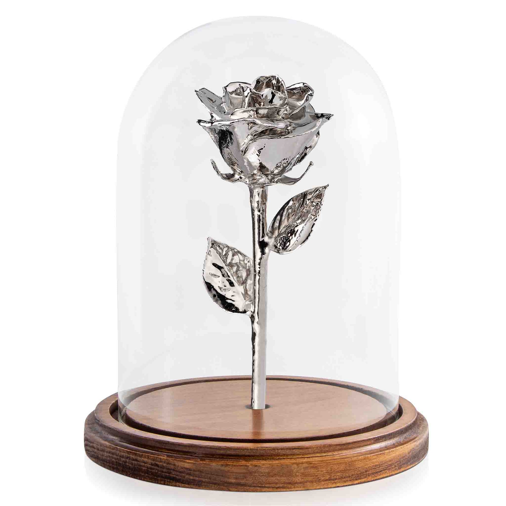 Custom Enchanted Rose w/ Platinum Dipped Rose