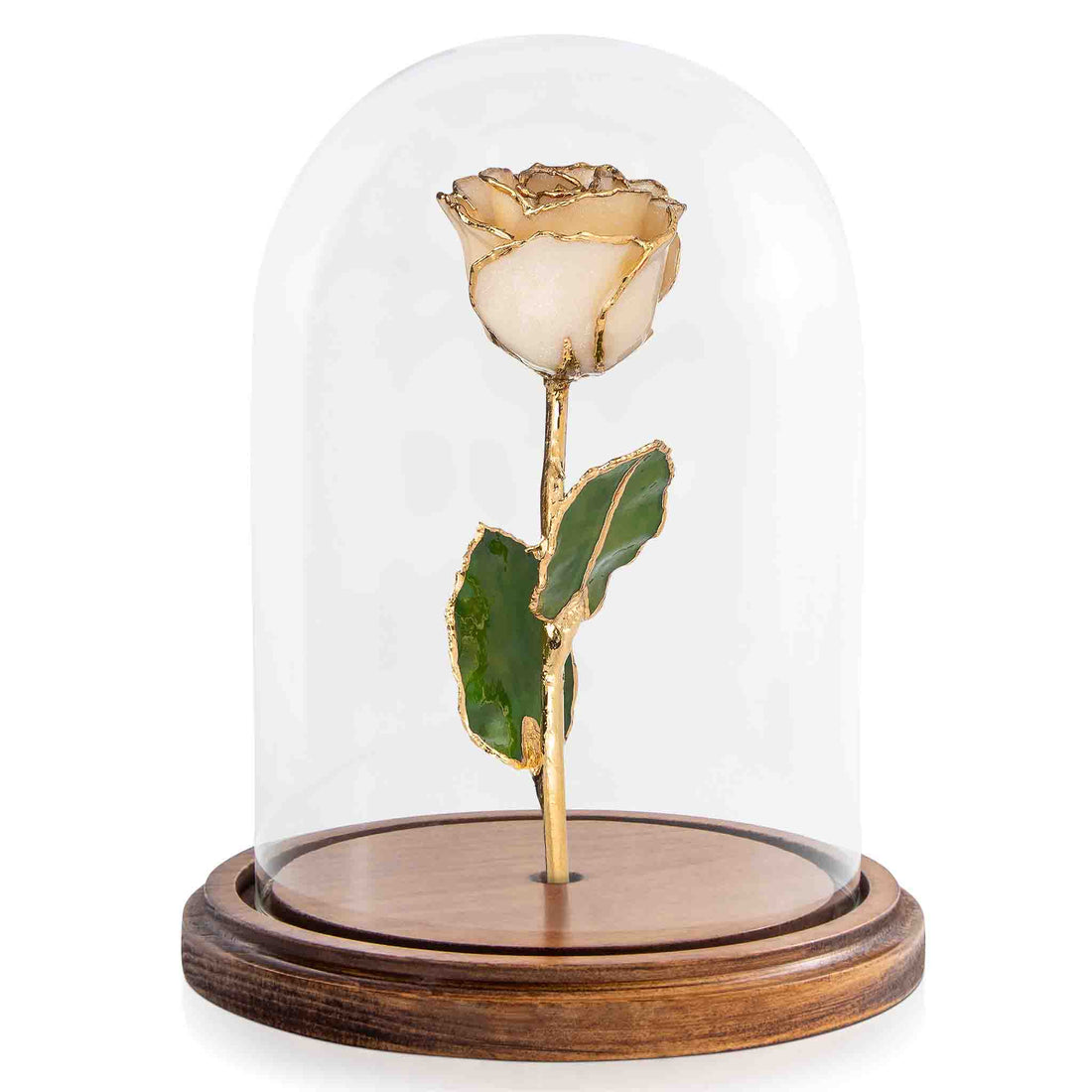 Custom Enchanted Rose - 24K Gold Diamond (April Birthstone)