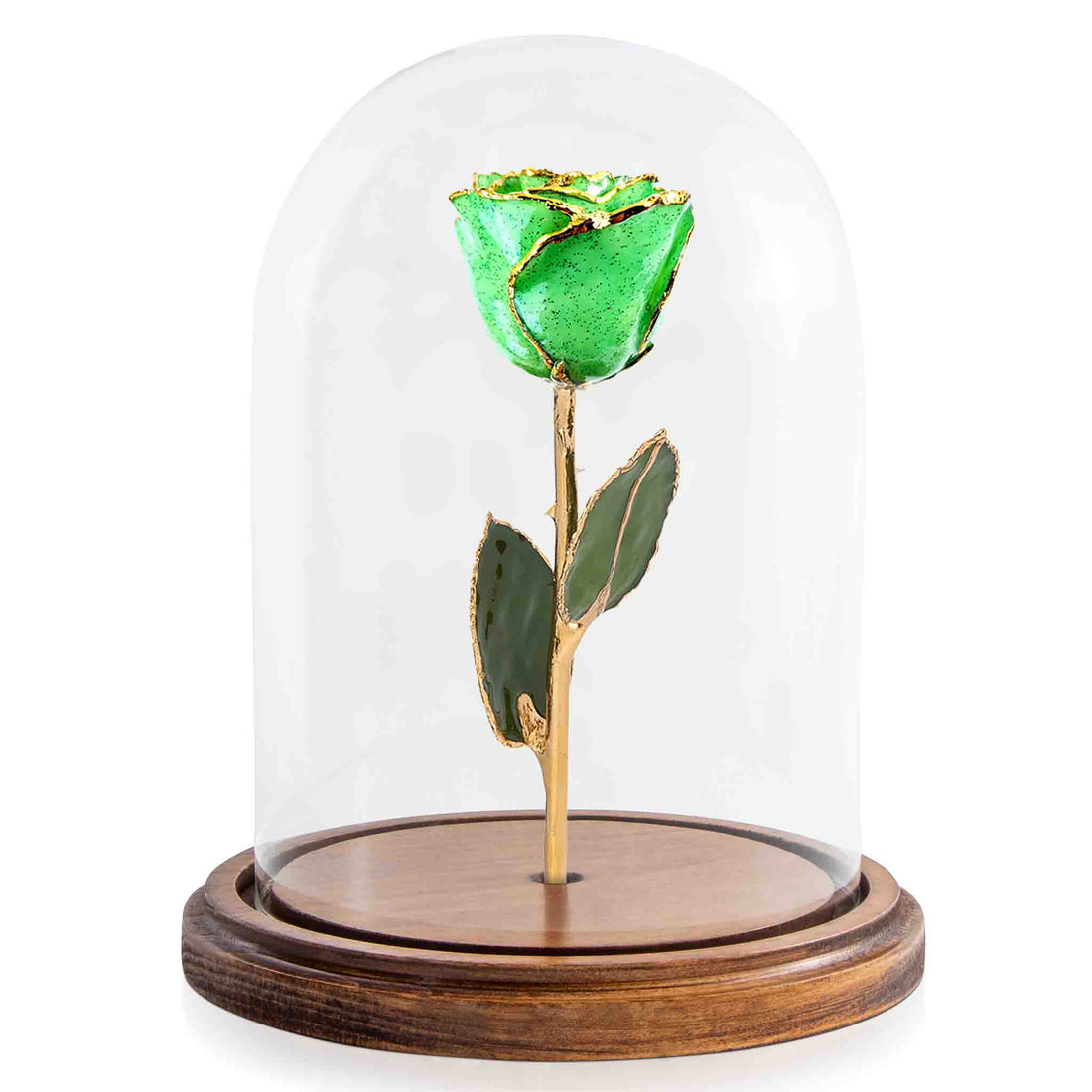 Custom Enchanted Rose - 24K Gold Peridot (August)