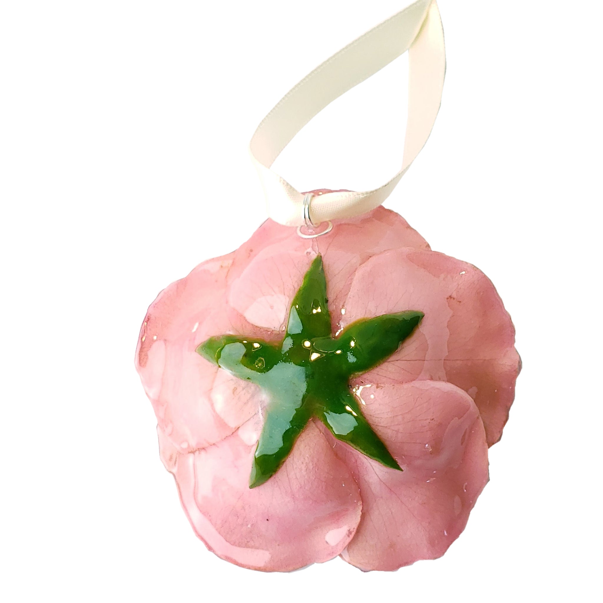 Forever Rose Ornament - Pink
