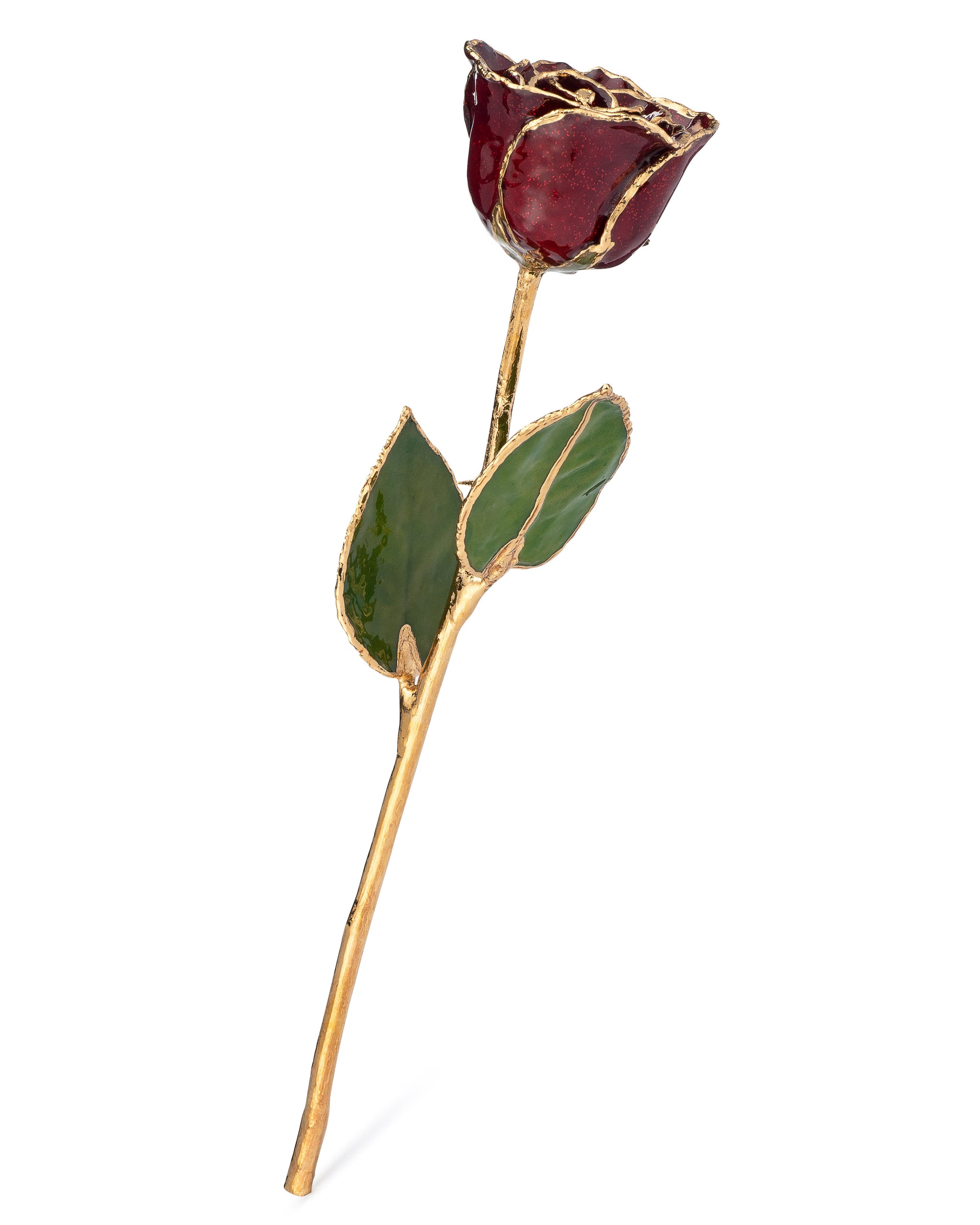 24K Gold Forever Rose - Garnet (January Birthstone) - The Forever Rose