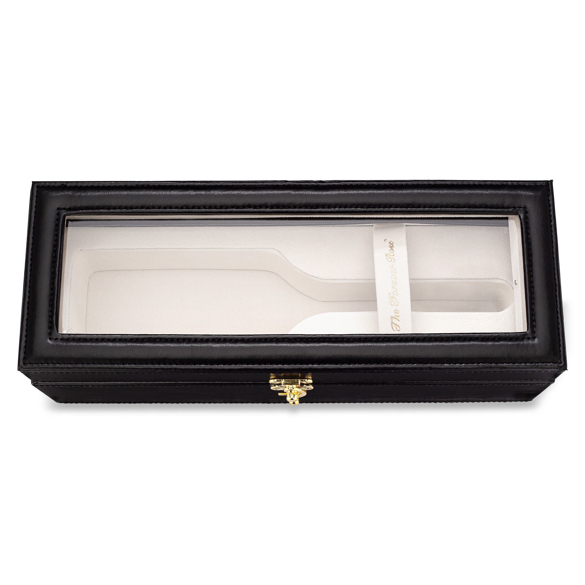 Forever Rose Leather Display Case Combo (Platinum)