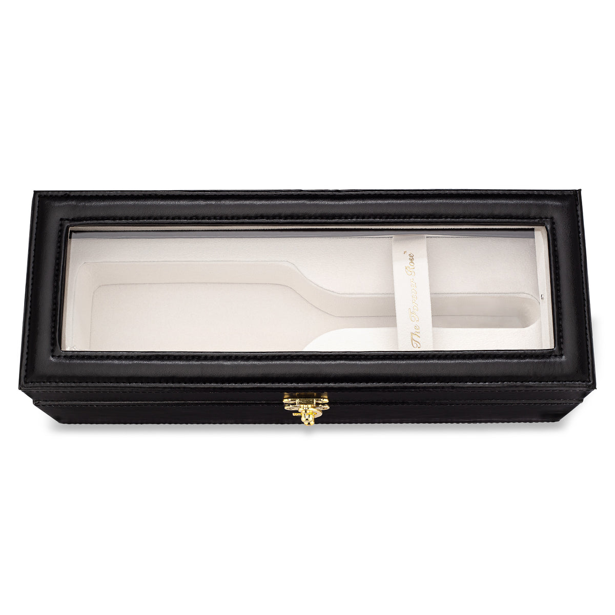 Forever Rose Leather Display Case Combo (Silver)