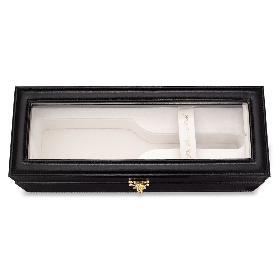 Leather Display Case with LED (1 Rose)