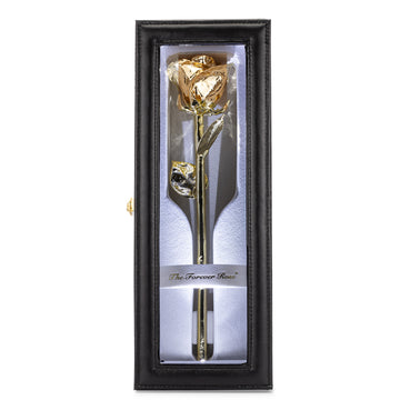 Leather Display Case with LED (1 Rose)