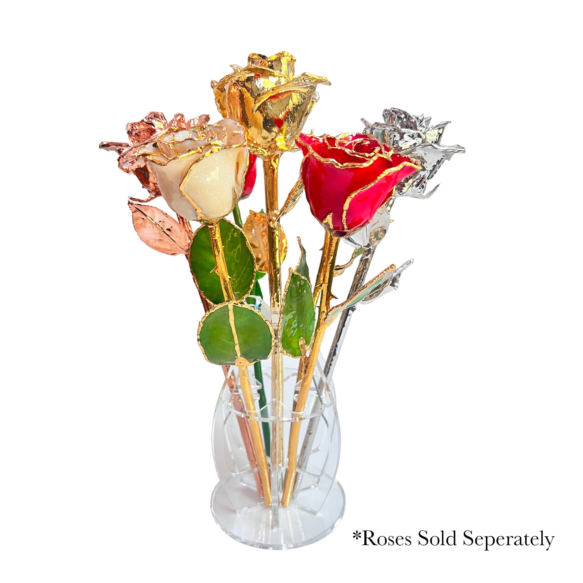 Forever Rose Phantom Vase (1-7 Roses)