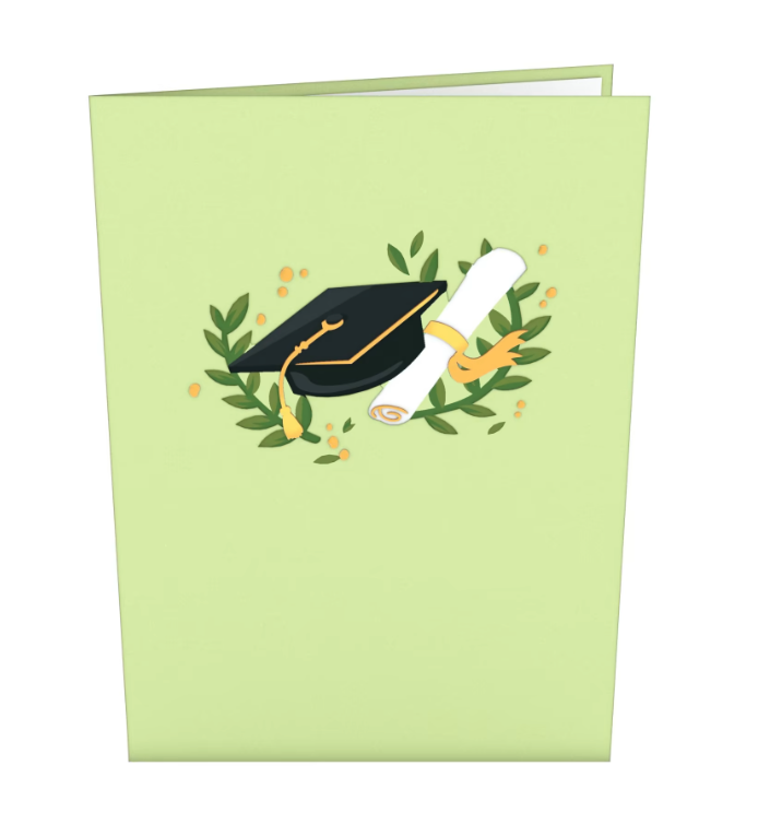 Graduation 3D Popup Card