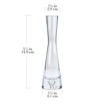 Forever Rose Hourglass Vase (For Trimmed Roses Only)