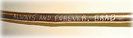 Custom Engrave Your Rose +$25.00 ❗ 30 Character Maximum ❗