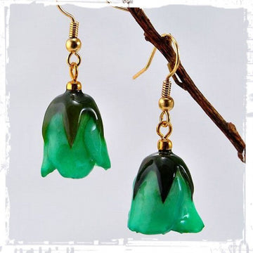 Real Forever Rose Bud Earrings