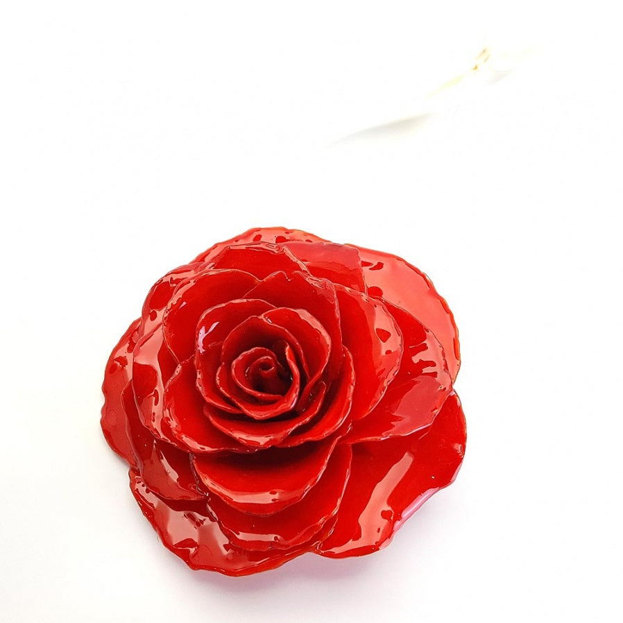 Forever Rose Ornament - Red