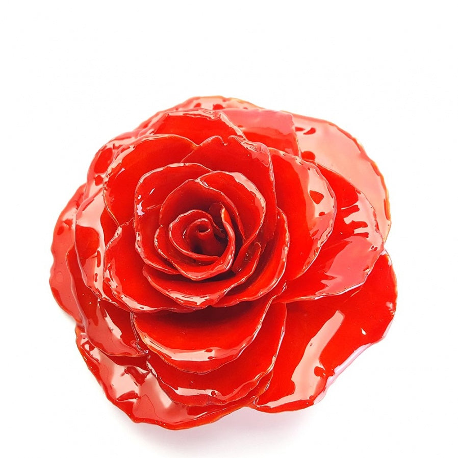 Forever Rose Ornament - Red