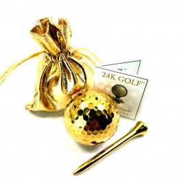 24K Golf™ - Real 24K Gold Plated Golf Ball (For Display Only)