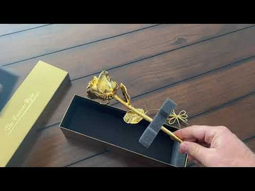 24K Gold Dipped Forever Rose